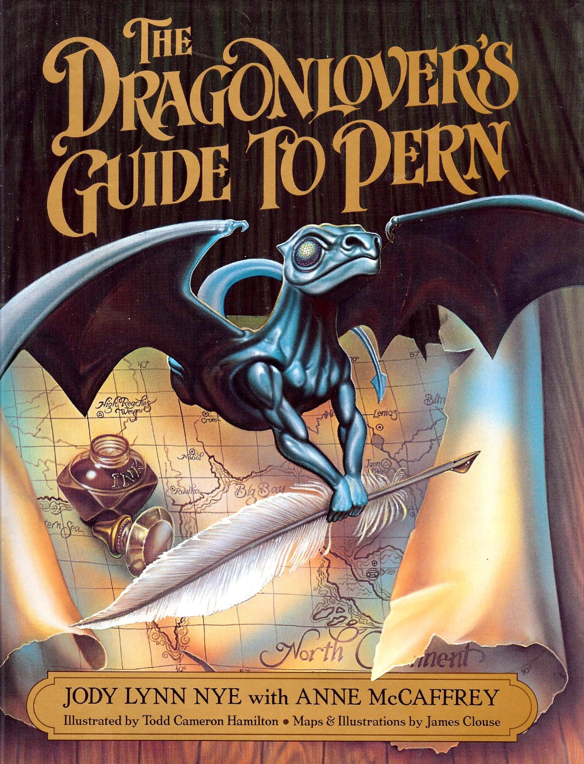 The Dragonlover's Guide To Pern - Hardcover (USED) | L.A. Mood Comics and Games