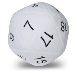 Jumbo D20 Plush Dice (White) | L.A. Mood Comics and Games