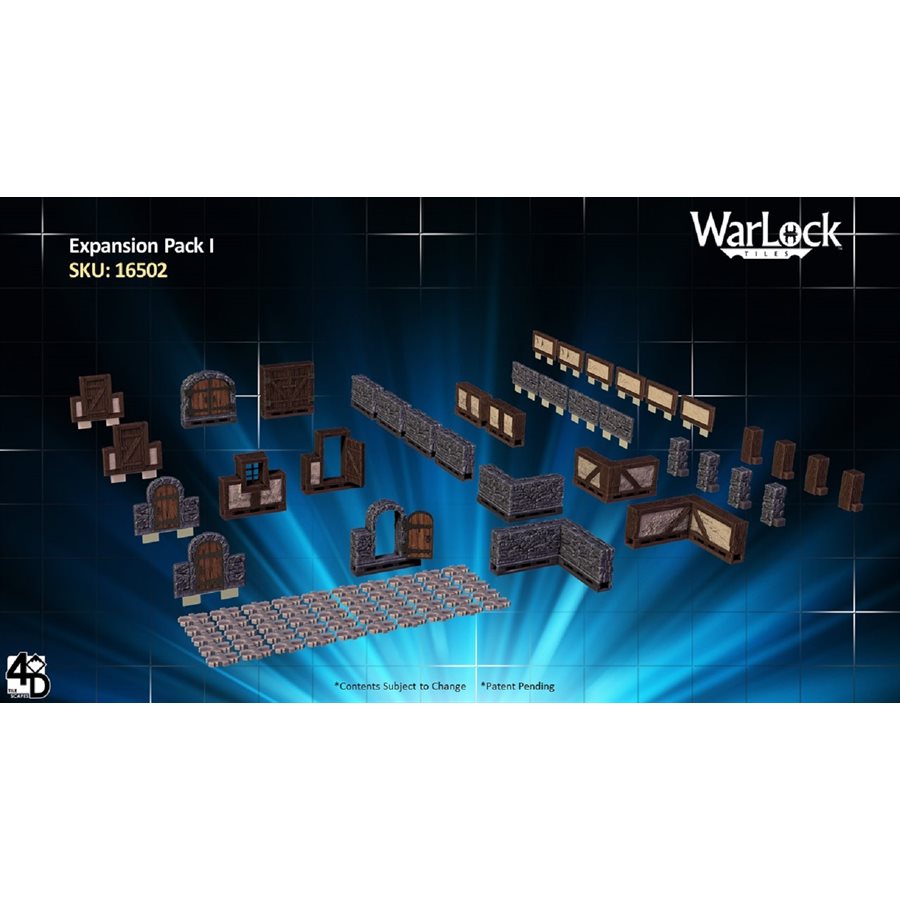 Dungeons & Dragons: WarLock Tiles Expansion Pack I | L.A. Mood Comics and Games