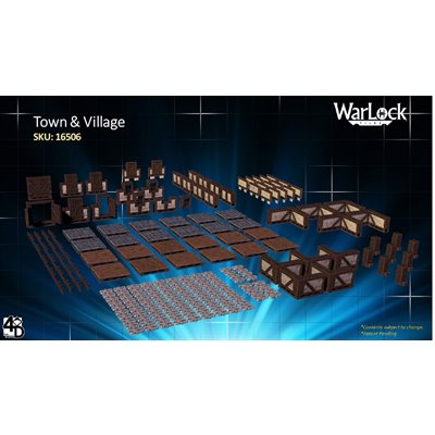 Dungeons & Dragons: WarLock Tiles Town & Village | L.A. Mood Comics and Games