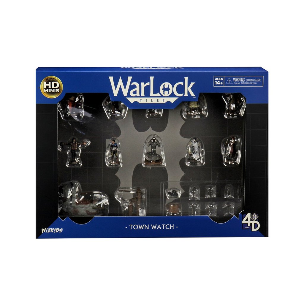 Dungeons & Dragons: WarLock Tiles Accessory - Town Watch | L.A. Mood Comics and Games