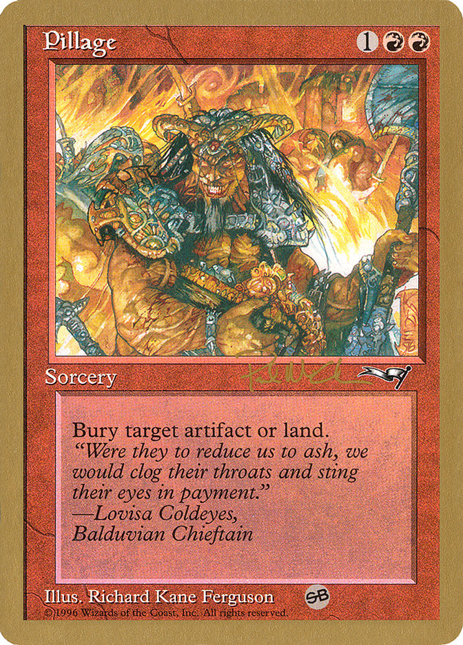Pillage (Paul McCabe) (SB) [World Championship Decks 1997] | L.A. Mood Comics and Games