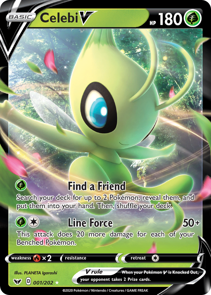 Celebi V (001/202) [Sword & Shield: Base Set] | L.A. Mood Comics and Games