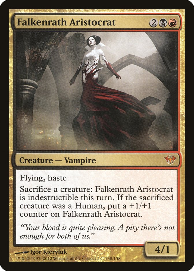 Falkenrath Aristocrat [Dark Ascension] | L.A. Mood Comics and Games