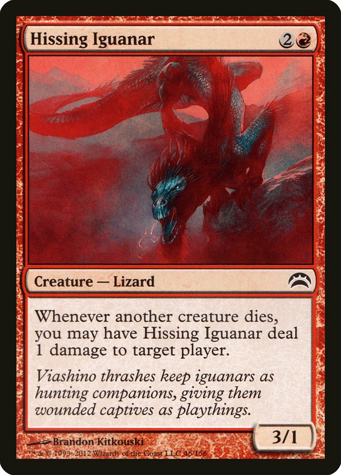 Hissing Iguanar [Planechase 2012] | L.A. Mood Comics and Games