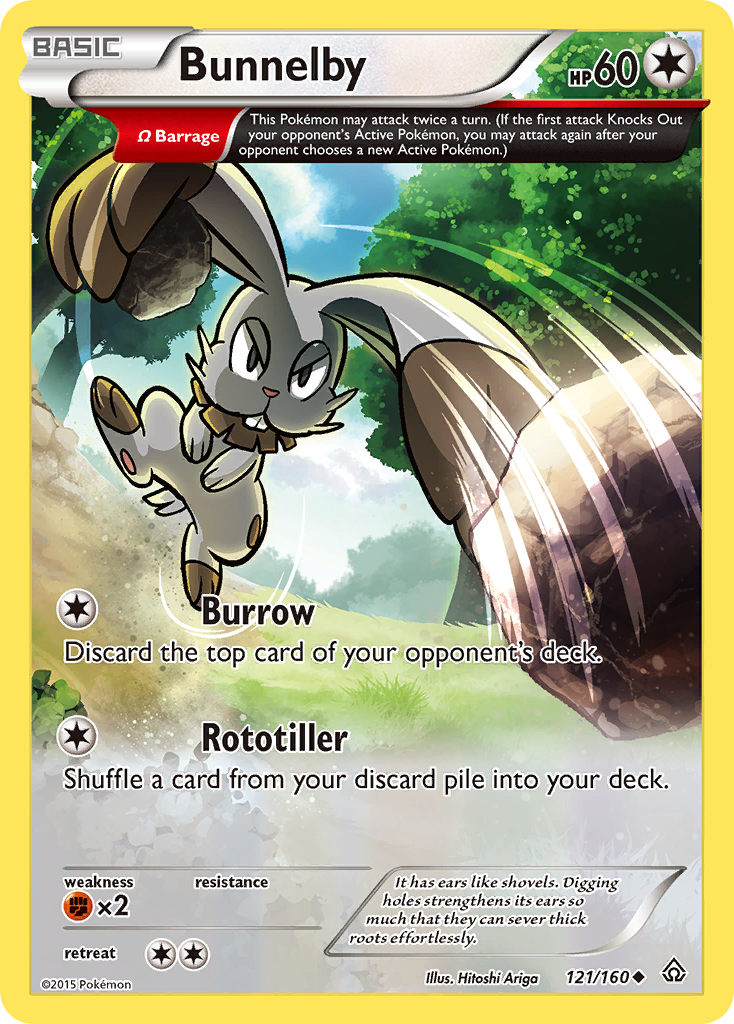 Bunnelby (121/160) [XY: Primal Clash] | L.A. Mood Comics and Games
