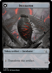Incubator // Phyrexian (18) Double-Sided Token [March of the Machine Tokens] | L.A. Mood Comics and Games
