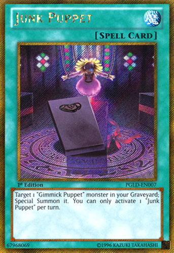 Junk Puppet [PGLD-EN007] Gold Secret Rare | L.A. Mood Comics and Games