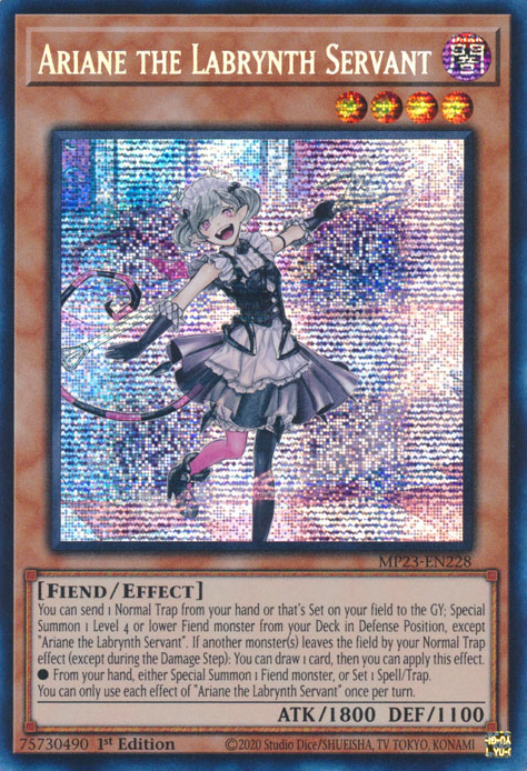 Ariane the Labrynth Servant [MP23-EN228] Prismatic Secret Rare | L.A. Mood Comics and Games