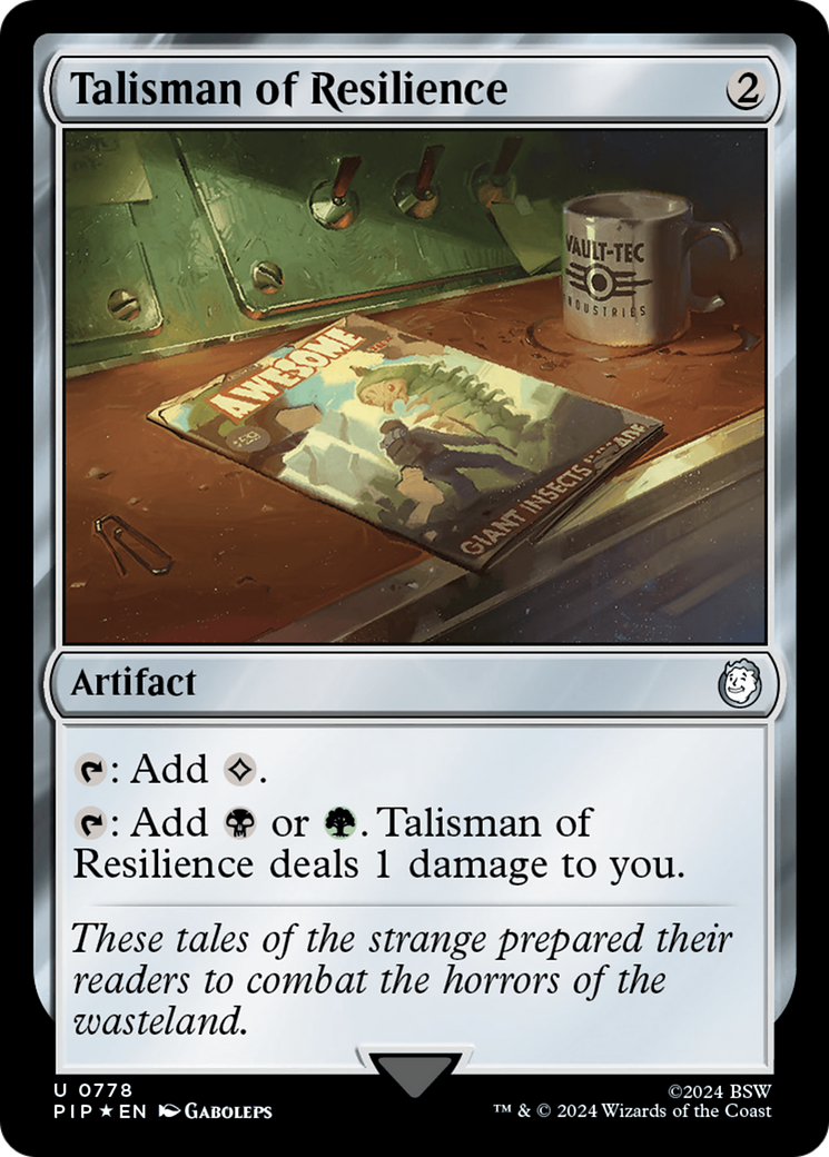 Talisman of Resilience (Surge Foil) [Fallout] | L.A. Mood Comics and Games