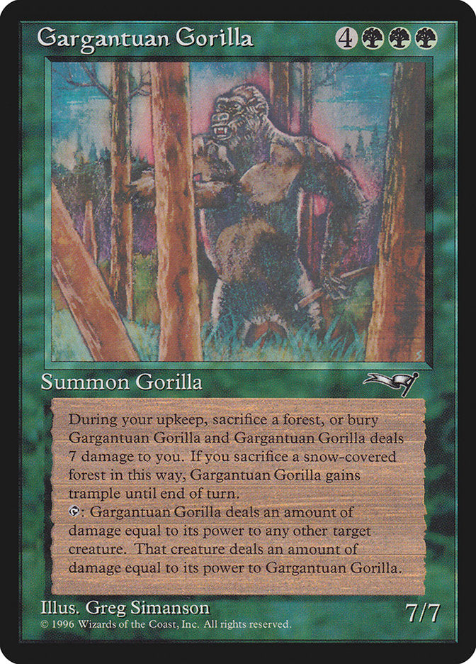 Gargantuan Gorilla [Alliances] | L.A. Mood Comics and Games