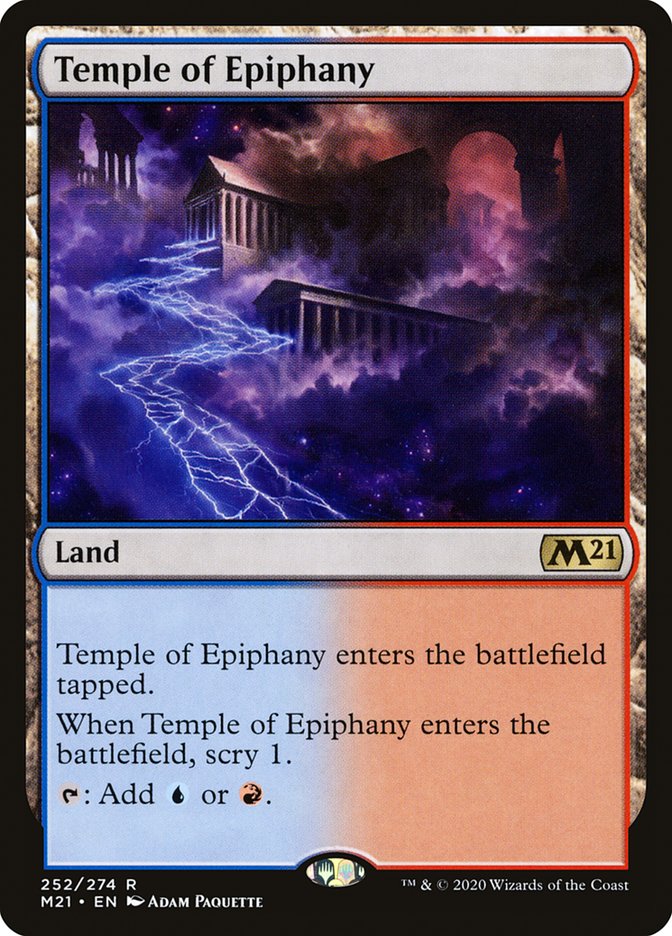 Temple of Epiphany [Core Set 2021] | L.A. Mood Comics and Games