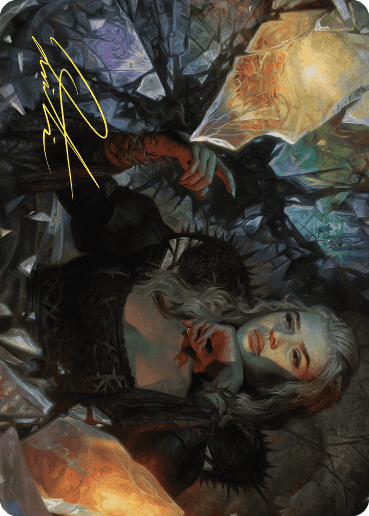 Prophetic Prism Art Card (Gold-Stamped Signature) [Wilds of Eldraine Art Series] | L.A. Mood Comics and Games