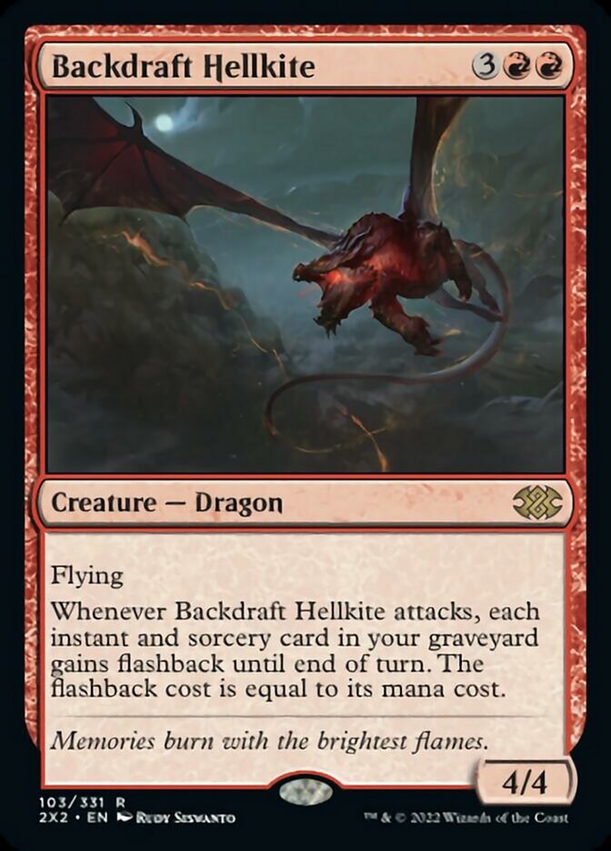 Backdraft Hellkite [Double Masters 2022] | L.A. Mood Comics and Games