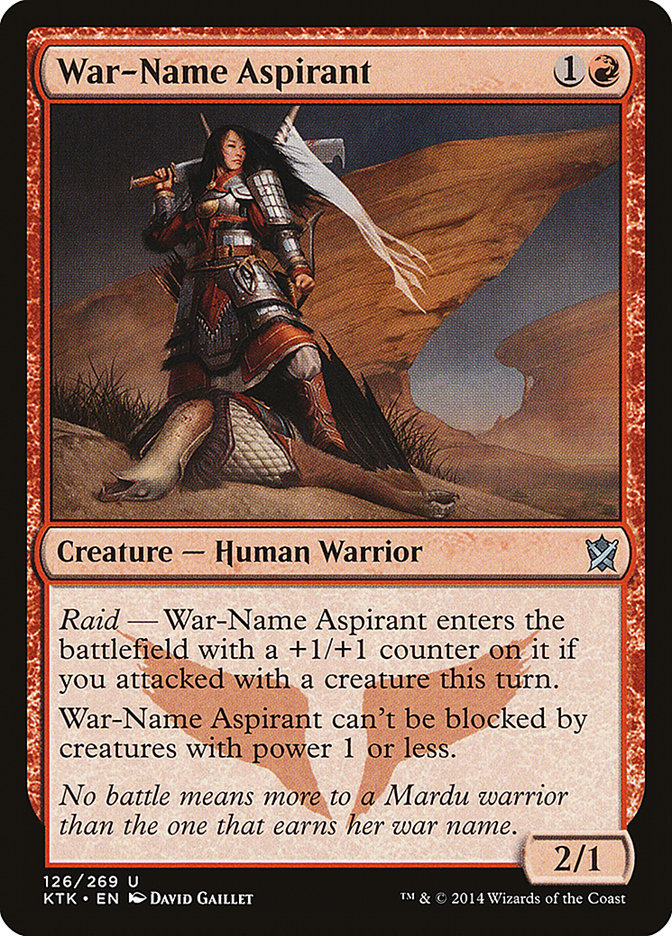 War-Name Aspirant [Khans of Tarkir] | L.A. Mood Comics and Games