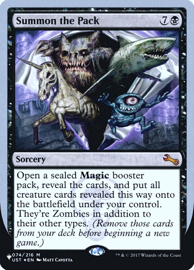Summon the Pack (Unfinity Foil Edition) [The List] | L.A. Mood Comics and Games