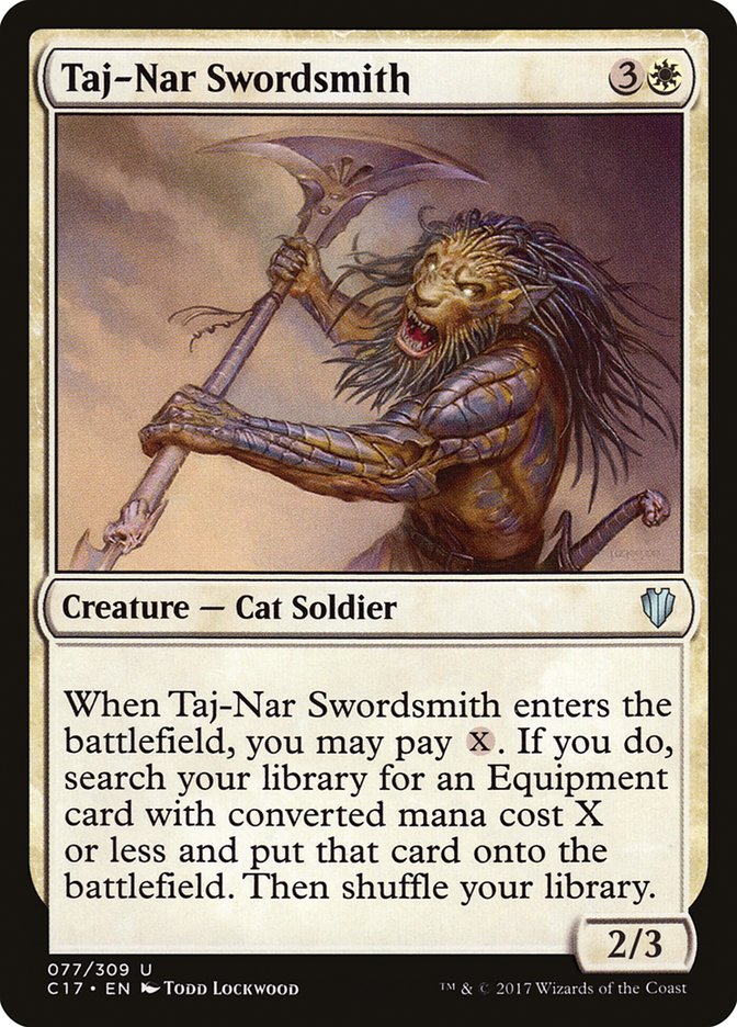 Taj-Nar Swordsmith [Commander 2017] | L.A. Mood Comics and Games