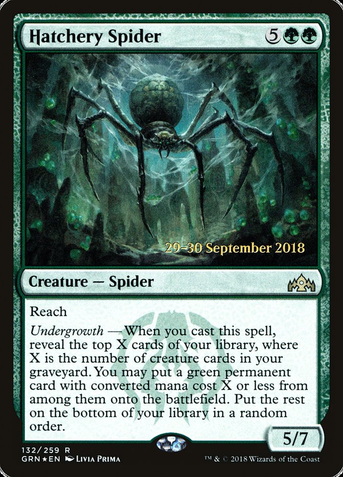 Hatchery Spider [Guilds of Ravnica Prerelease Promos] | L.A. Mood Comics and Games