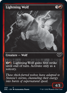 Lightning Wolf [Innistrad: Double Feature] | L.A. Mood Comics and Games