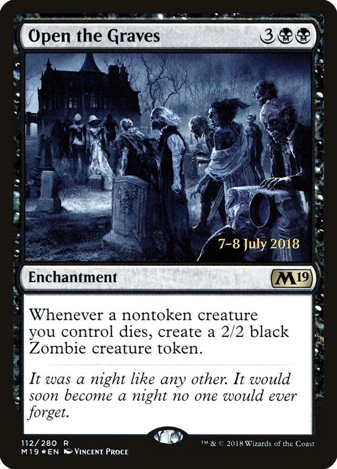 Open the Graves [Core Set 2019 Prerelease Promos] | L.A. Mood Comics and Games