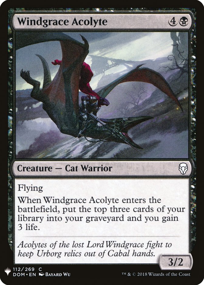 Windgrace Acolyte [Mystery Booster] | L.A. Mood Comics and Games