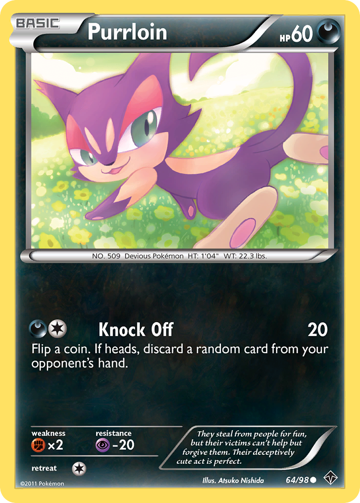 Purrloin (64/98) [Black & White: Emerging Powers] | L.A. Mood Comics and Games