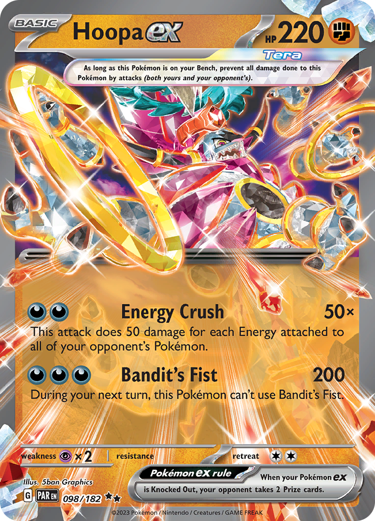 Hoopa ex (098/182) [Scarlet & Violet: Paradox Rift] | L.A. Mood Comics and Games