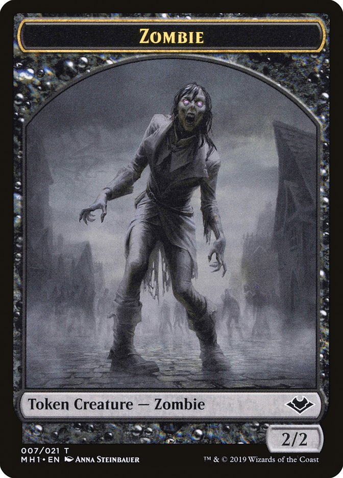 Zombie (007) // Myr (019) Double-Sided Token [Modern Horizons Tokens] | L.A. Mood Comics and Games