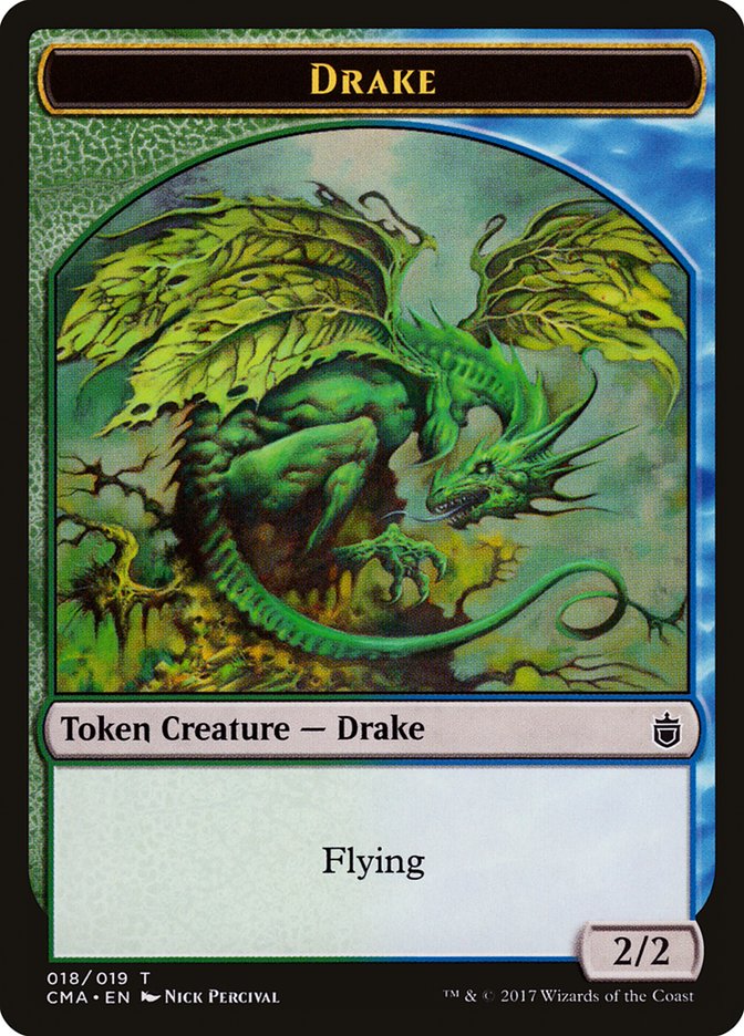 Drake Token [Commander Anthology Tokens] | L.A. Mood Comics and Games