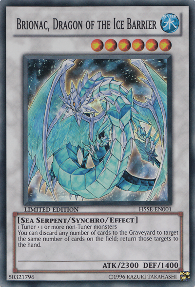 Brionac, Dragon of the Ice Barrier [H5SE-EN001] Super Rare | L.A. Mood Comics and Games