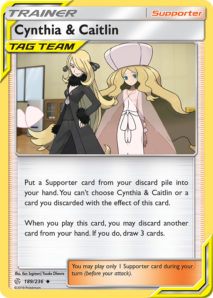 Cynthia & Caitlin (189/236) [Sun & Moon: Cosmic Eclipse] | L.A. Mood Comics and Games