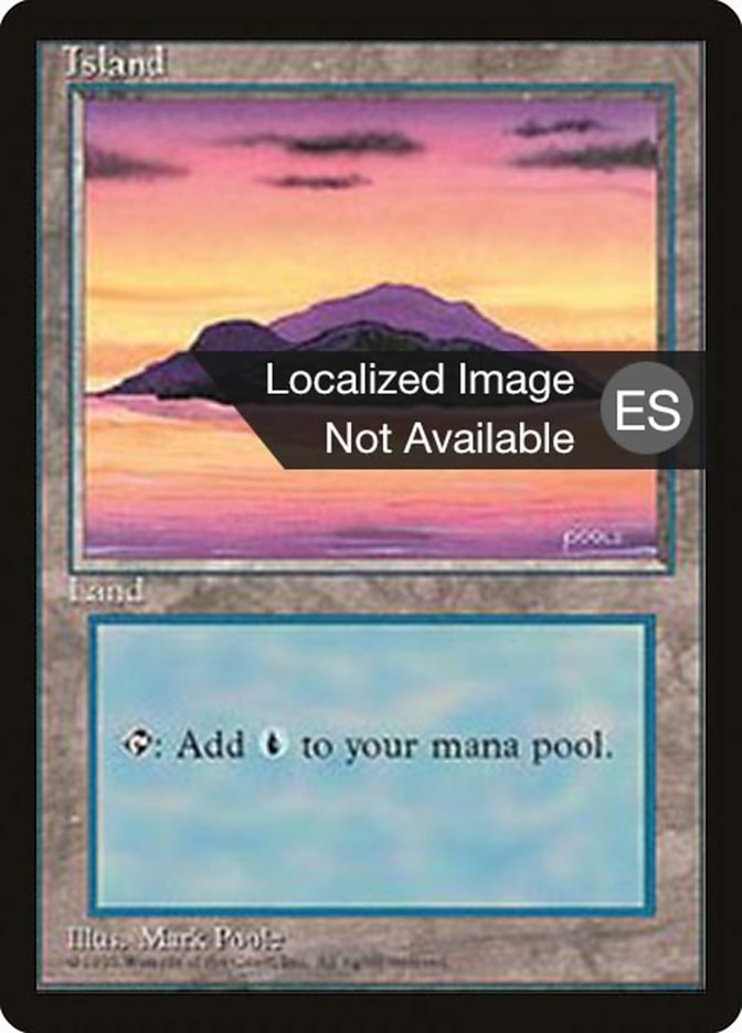 Island (A) [Fourth Edition (Foreign Black Border)] | L.A. Mood Comics and Games