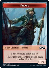 Pirate // Treasure Double-Sided Token [Core Set 2021 Tokens] | L.A. Mood Comics and Games