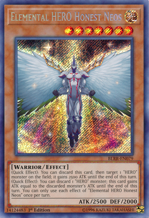 Elemental Hero Honest Neos [BLRR-EN079] Secret Rare | L.A. Mood Comics and Games