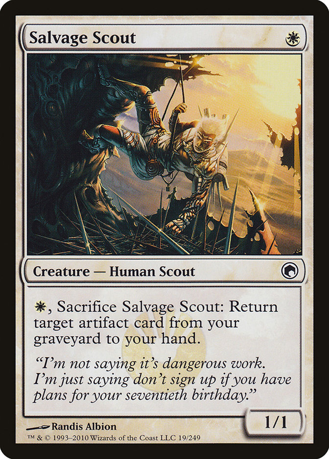 Salvage Scout [Scars of Mirrodin] | L.A. Mood Comics and Games