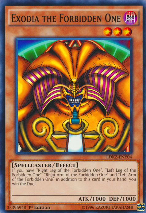 Exodia the Forbidden One [LDK2-ENY04] Common | L.A. Mood Comics and Games