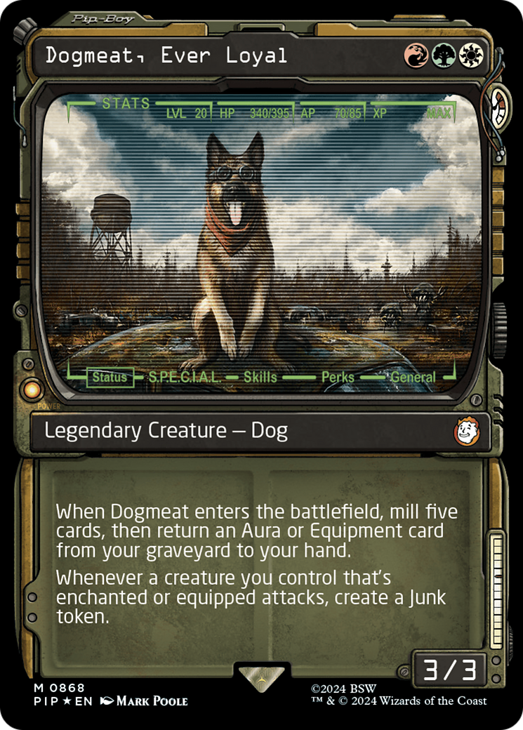 Dogmeat, Ever Loyal (Showcase) (Surge Foil) [Fallout] | L.A. Mood Comics and Games