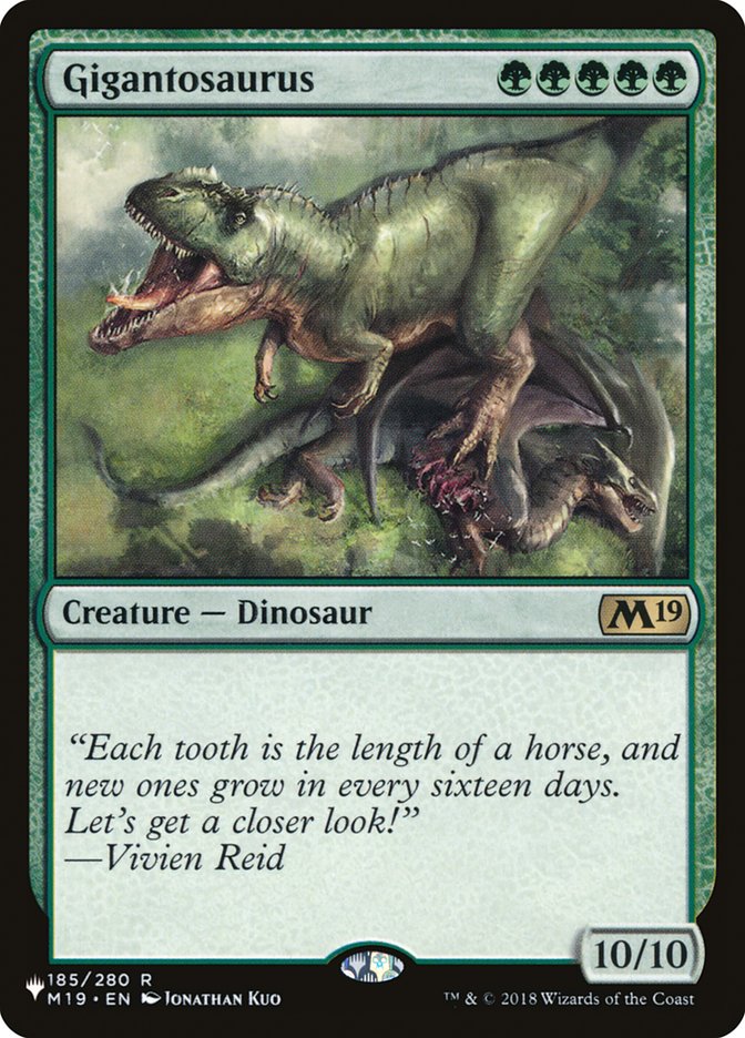 Gigantosaurus [The List] | L.A. Mood Comics and Games