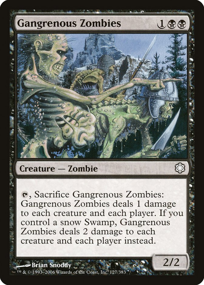 Gangrenous Zombies [Coldsnap Theme Decks] | L.A. Mood Comics and Games