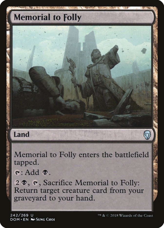 Memorial to Folly [Dominaria] | L.A. Mood Comics and Games