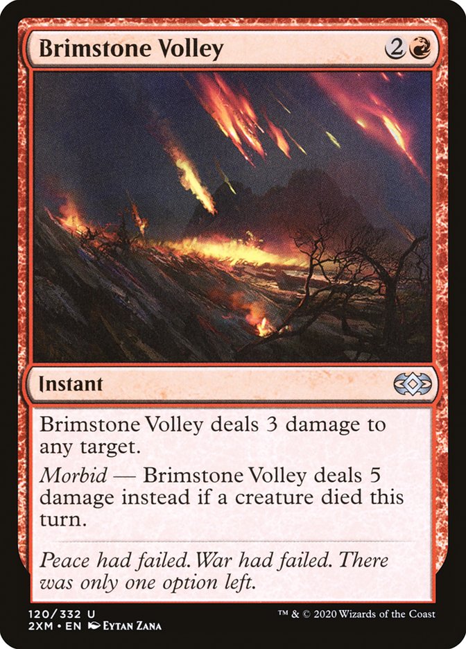 Brimstone Volley [Double Masters] | L.A. Mood Comics and Games