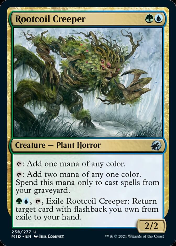 Rootcoil Creeper [Innistrad: Midnight Hunt] | L.A. Mood Comics and Games