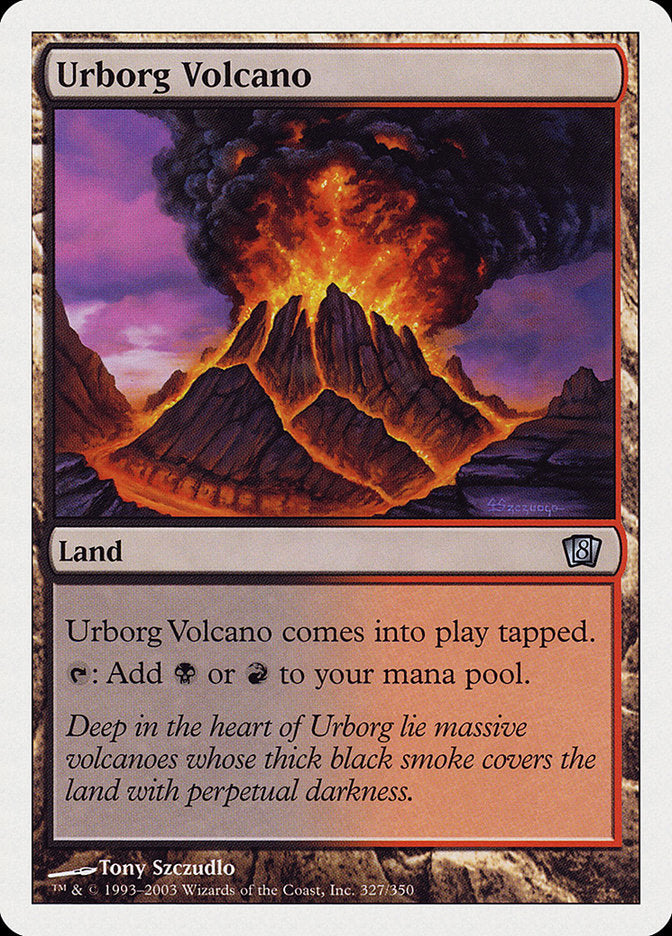 Urborg Volcano [Eighth Edition] | L.A. Mood Comics and Games
