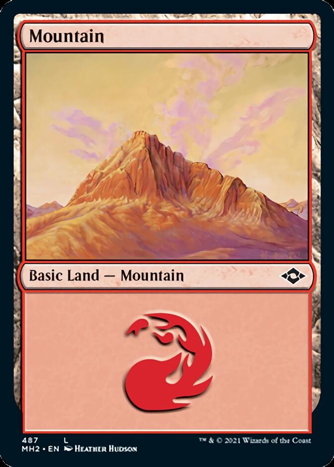 Mountain (487) (Foil Etched) [Modern Horizons 2] | L.A. Mood Comics and Games