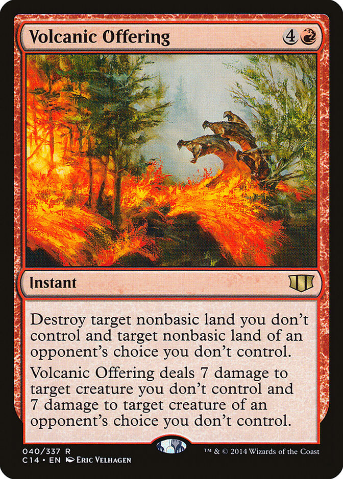 Volcanic Offering [Commander 2014] | L.A. Mood Comics and Games