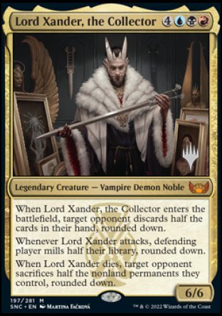 Lord Xander, the Collector (Promo Pack) [Streets of New Capenna Promos] | L.A. Mood Comics and Games