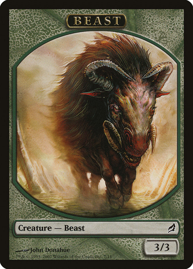 Beast Token [Lorwyn Tokens] | L.A. Mood Comics and Games