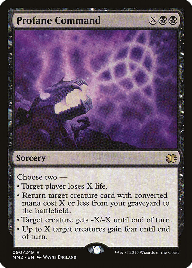 Profane Command [Modern Masters 2015] | L.A. Mood Comics and Games