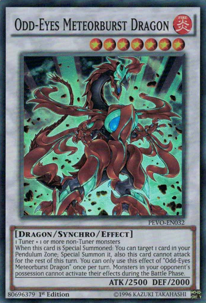 Odd-Eyes Meteorburst Dragon [PEVO-EN032] Super Rare | L.A. Mood Comics and Games