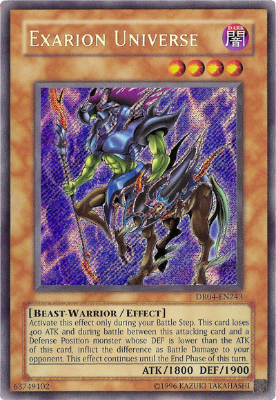 Exarion Universe [DR04-EN243] Secret Rare | L.A. Mood Comics and Games